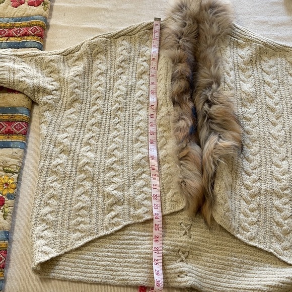 ANAMA trendy cocoon/Batwing style open front cardigan sweater. P size M/L - Picture 8 of 13